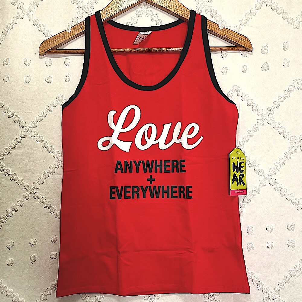 NWT Zumba Kids Love Everywhere Racerback